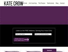 Tablet Screenshot of katecrow.com